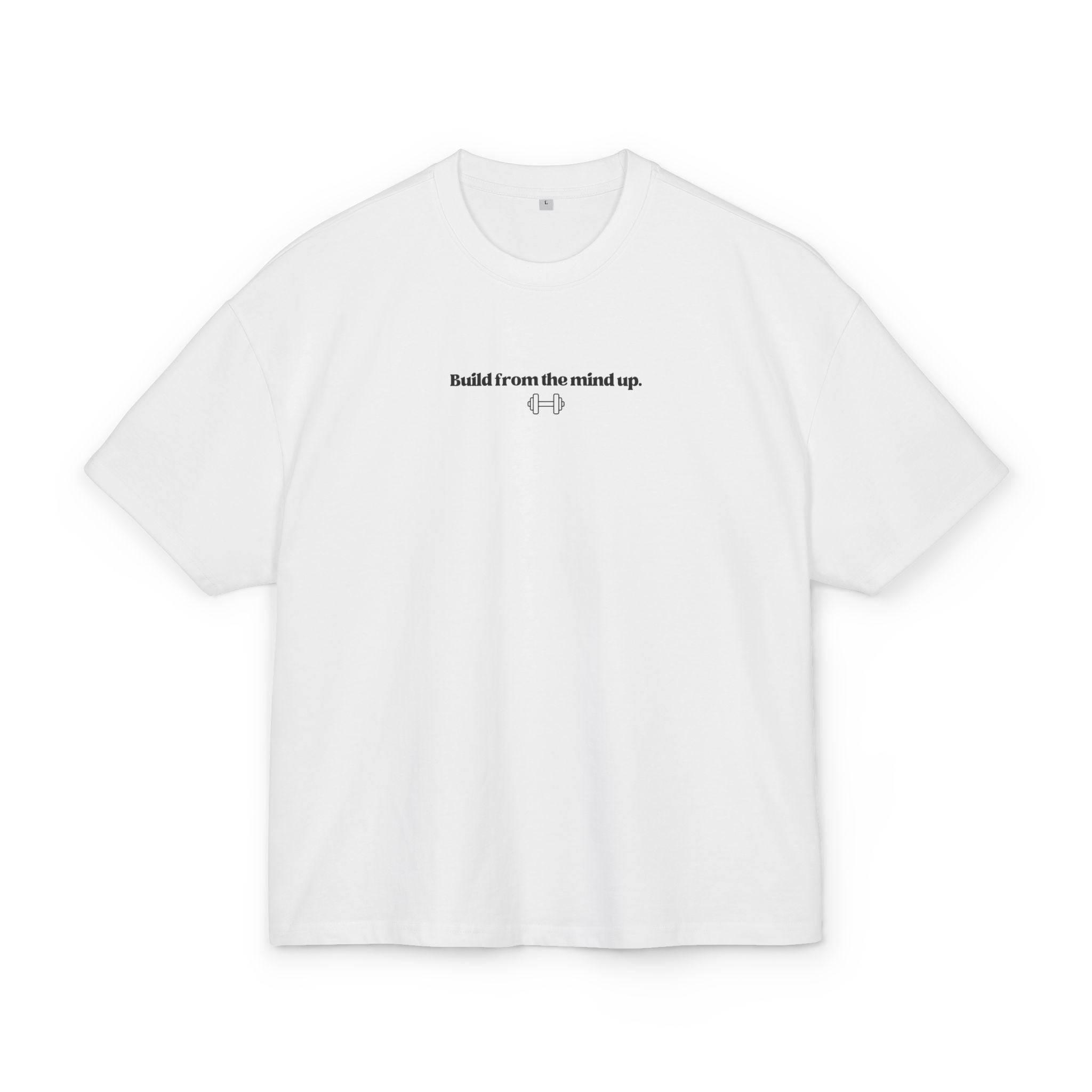 STATEMENT Oversized Shirt "Build from the mind up"