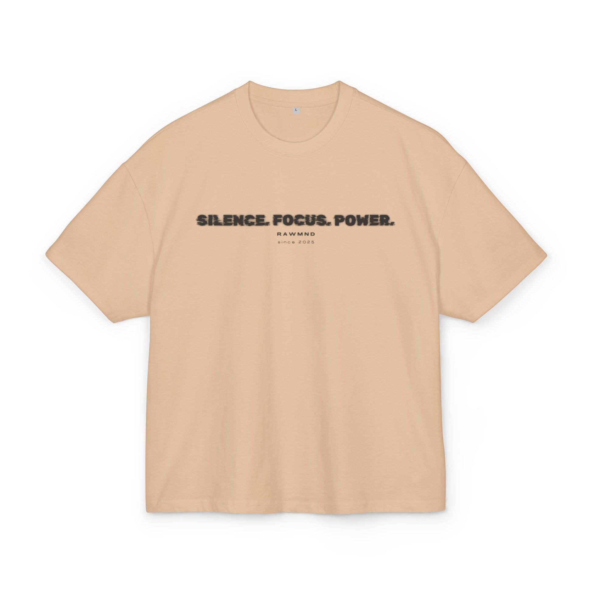 STATEMENT Oversized Shirt "Silence. Focus. Power."