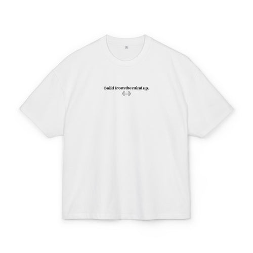 STATEMENT Oversized Shirt "Build from the mind up"