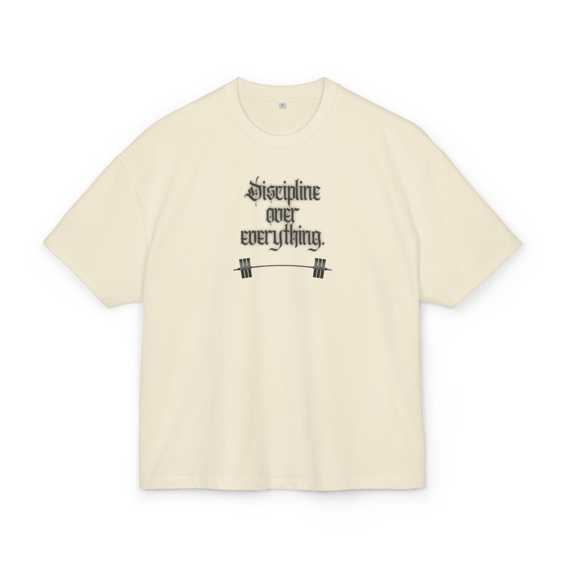 STATEMENT Oversized Shirt "Discipline over everything"