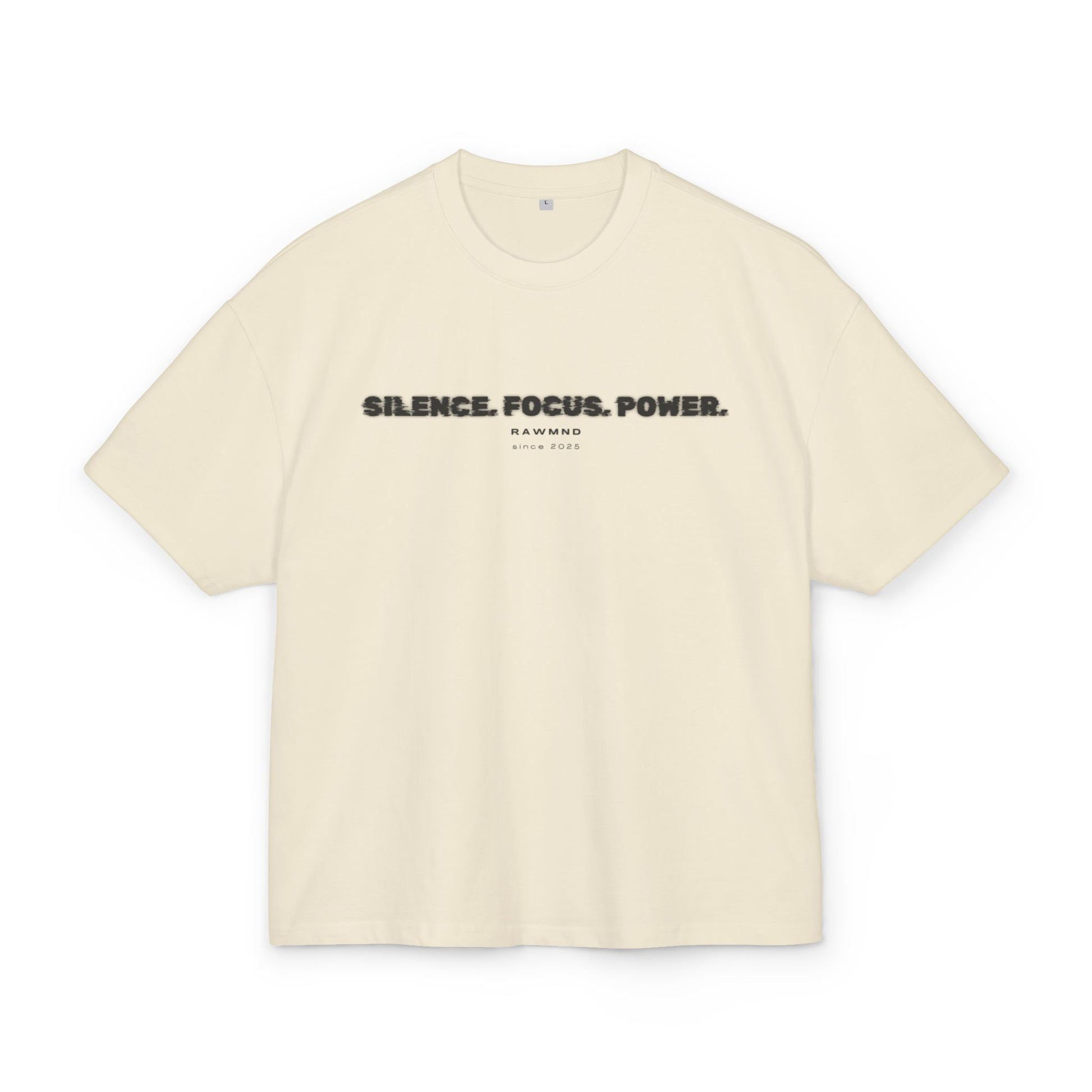 STATEMENT Oversized Shirt "Silence. Focus. Power."