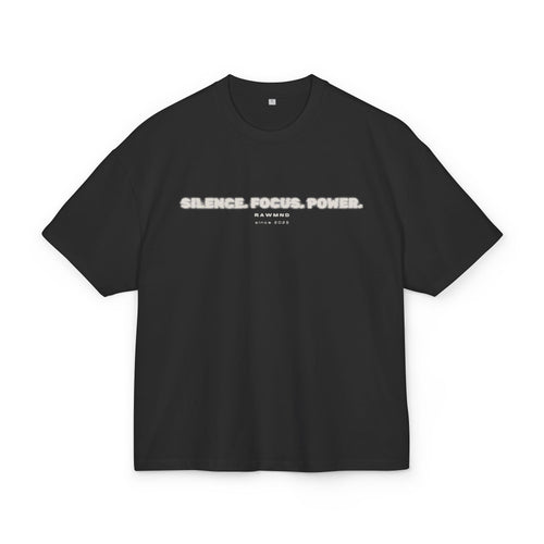 STATEMENT Oversized Shirt "Silence. Focus. Power."