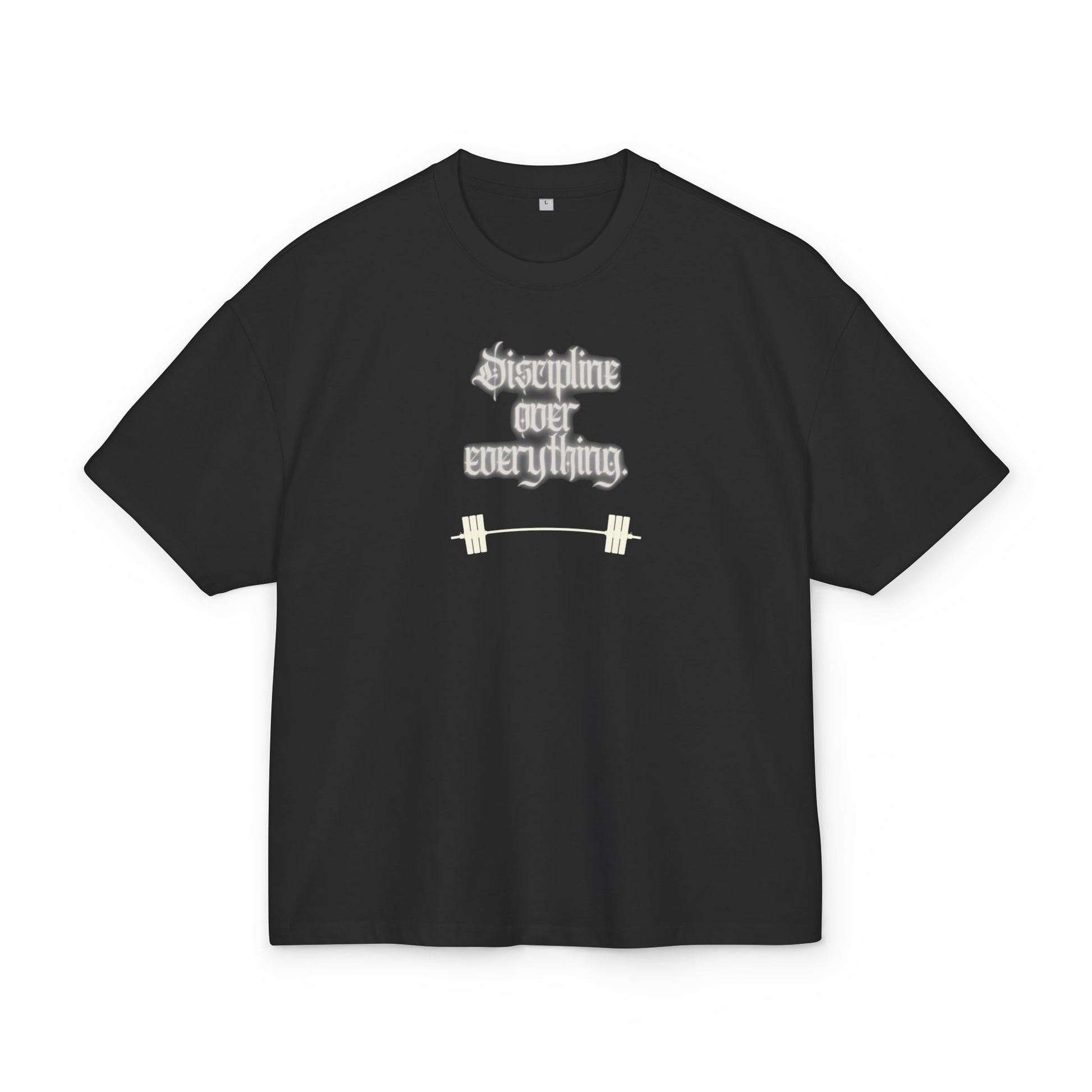 STATEMENT Oversized Shirt "Discipline over everything"