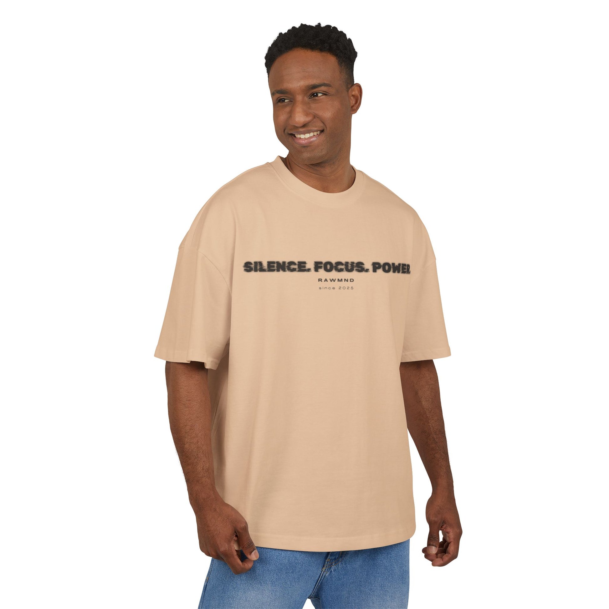 STATEMENT Oversized Shirt "Silence. Focus. Power."