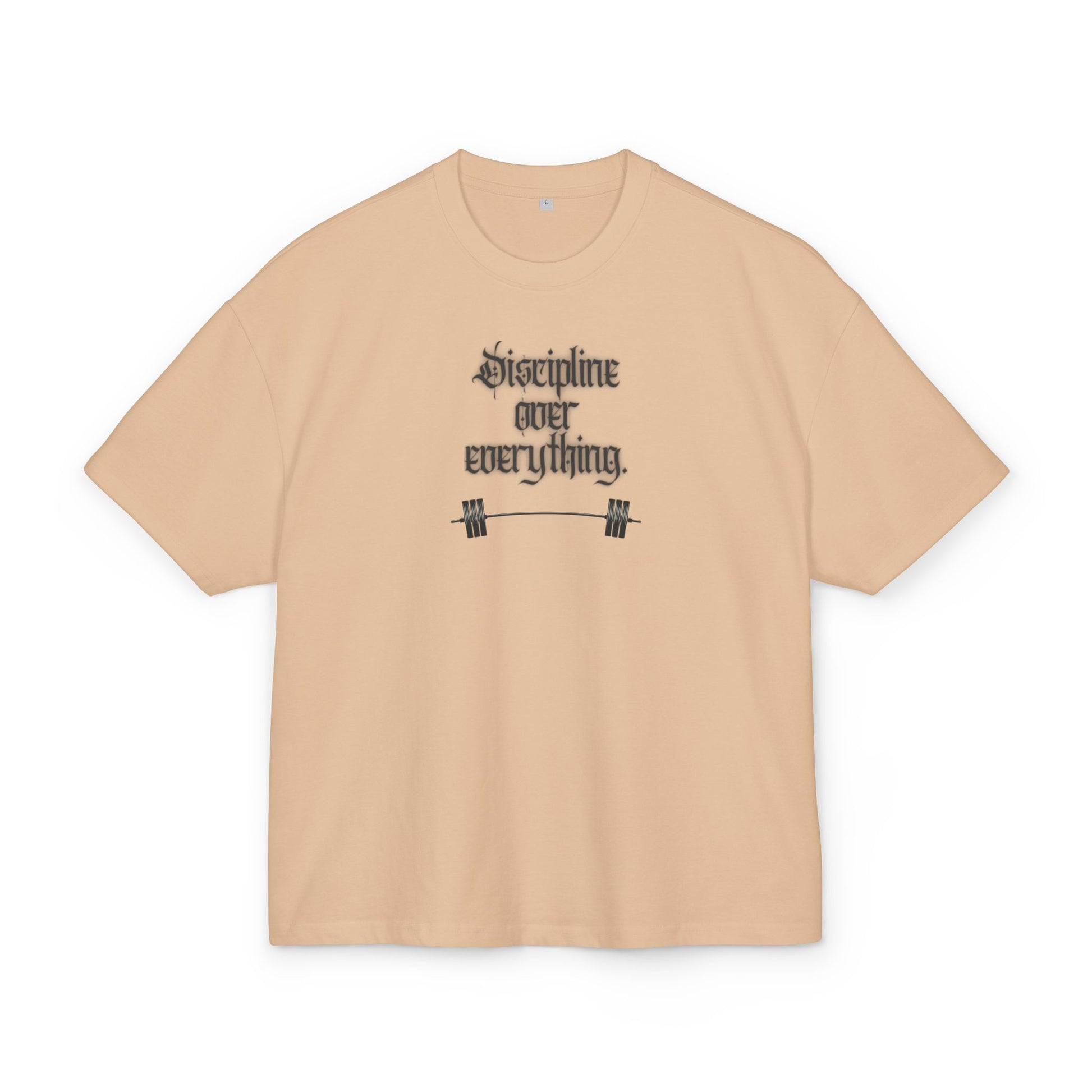 STATEMENT Oversized Shirt "Discipline over everything"