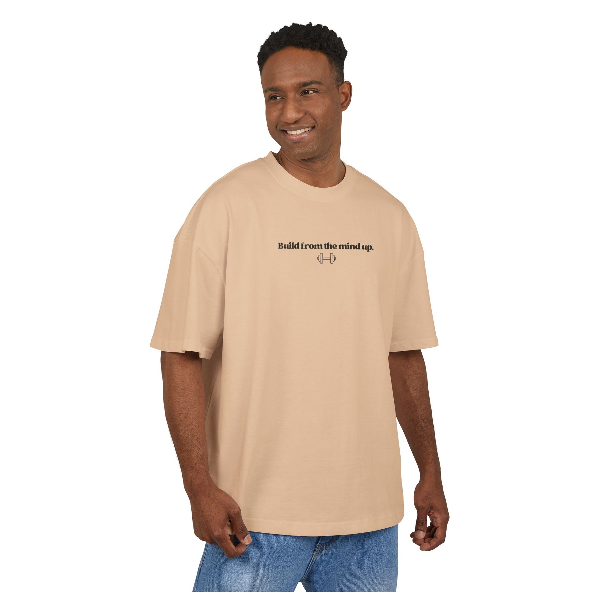 STATEMENT Oversized Shirt "Build from the mind up"