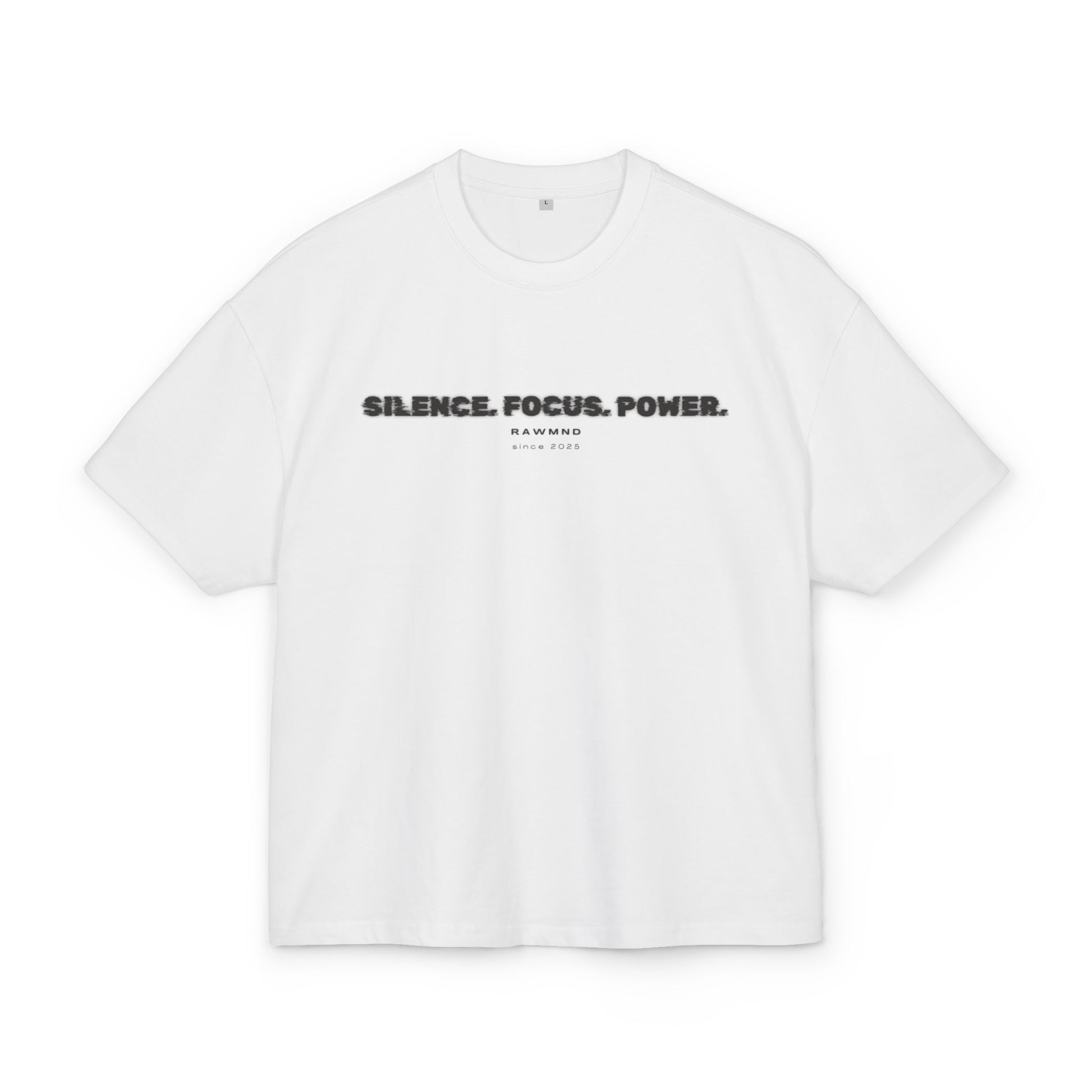 STATEMENT Oversized Shirt "Silence. Focus. Power."