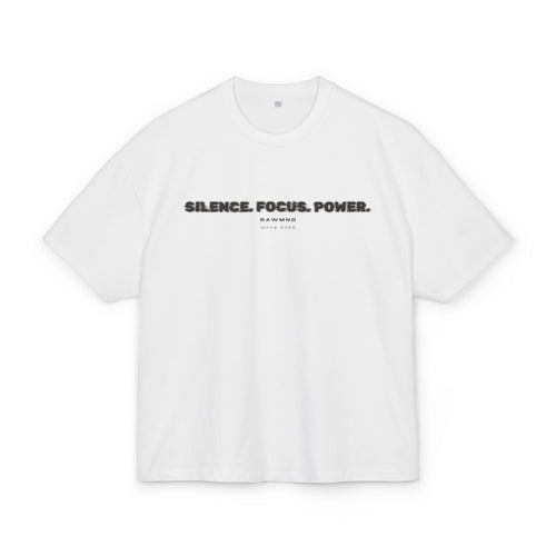STATEMENT Oversized Shirt "Silence. Focus. Power."
