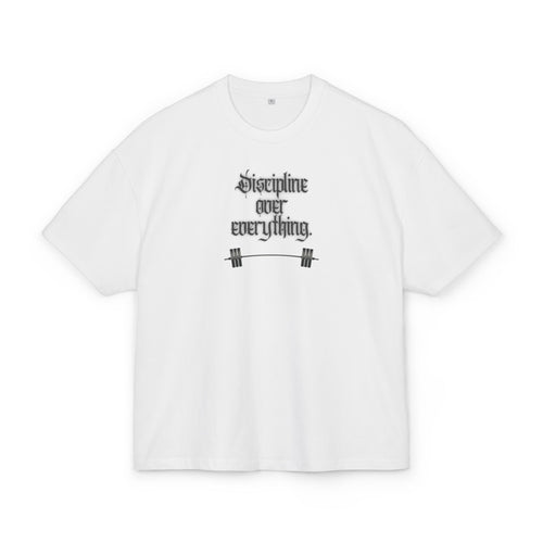 STATEMENT Oversized Shirt "Discipline over everything"